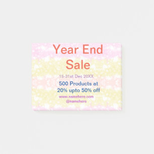 Post-it® offre de promotion commerciale de vente de fin d'a