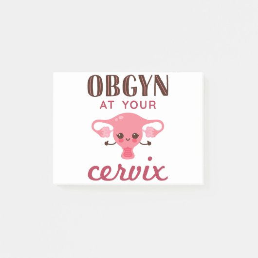 Post-it® OGBYN À Votre Cervix (Devant)