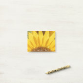 Post-it® Oh Happy Day Citation tournesol jaune photo (Sur un bureau)