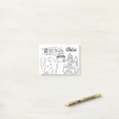 Post-it® Ohio Vacances Dessin Vacances Art Voyage Desig (Sur un bureau)