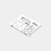 Post-it® Ohio Vacances Dessin Vacances Art Voyage Desig (Incliné)