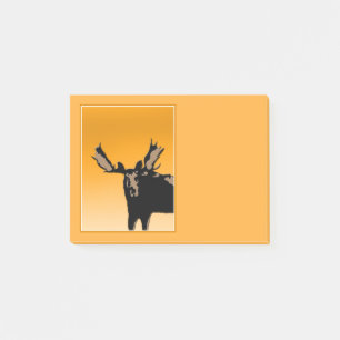 Post-it® Oie au coucher du soleil - Art original de la faun