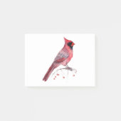 Post-it® Oiseau cardinal rouge (Devant)