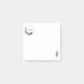 Post-it® Oiseau de fleurs personnalisé (Devant)