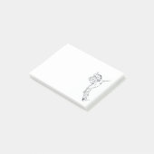 Post-it® Oiseau de Humming minimaliste (Incliné)