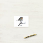 Post-it® Oiseau d'hiver (Sur un bureau)