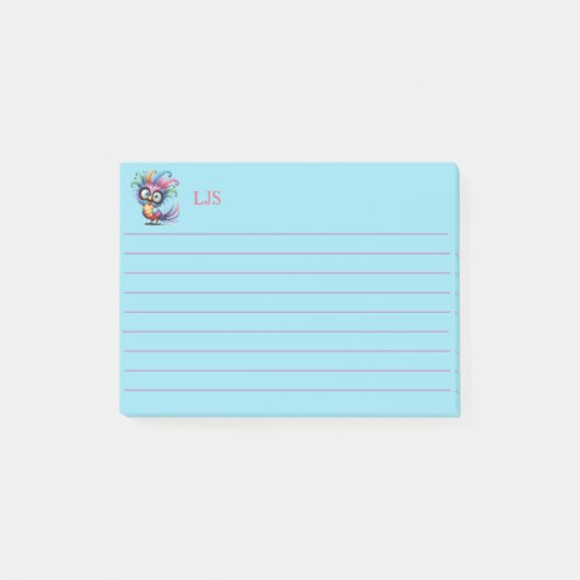 Post-it® Oiseau drôle (Devant)