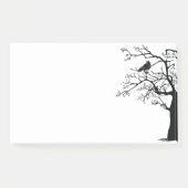 Post-it® Oiseau Noir Le Corbeau Sticky (Devant)