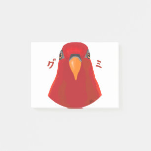 Post-it® Oiseau rouge "GUMI"