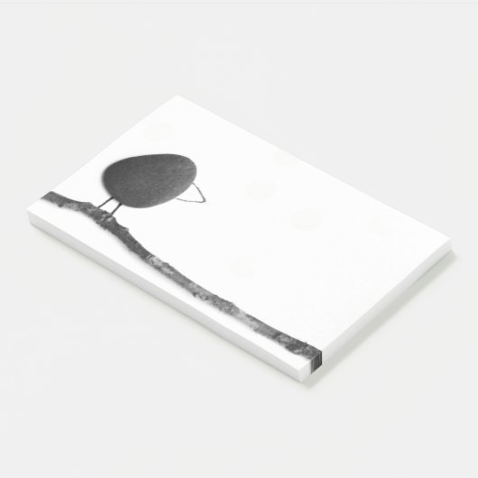 Post-it® Oiseau sur la branche (Incliné)