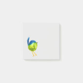 Post-it® Oiseau vert mignon (Devant)