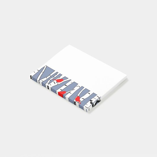 Post-it® Oiseaux (Incliné)