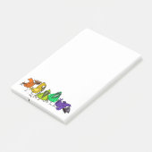 Post-it® Oiseaux colorés amusants (Incliné)