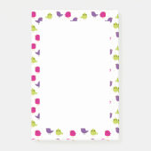 Post-it® Oiseaux colorés mignons (Devant)