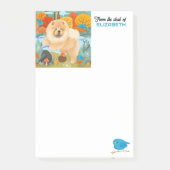 Post-it® OISEAUX DU BONHEUR Personnaliser du Chow (Devant)