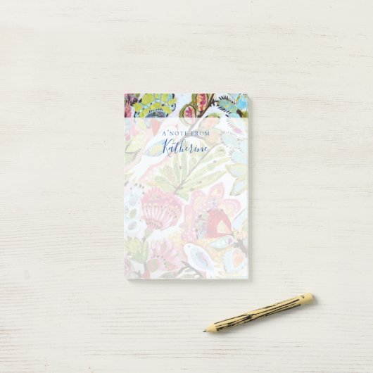 Post-it® Oiseaux en papier II (Sur un bureau)