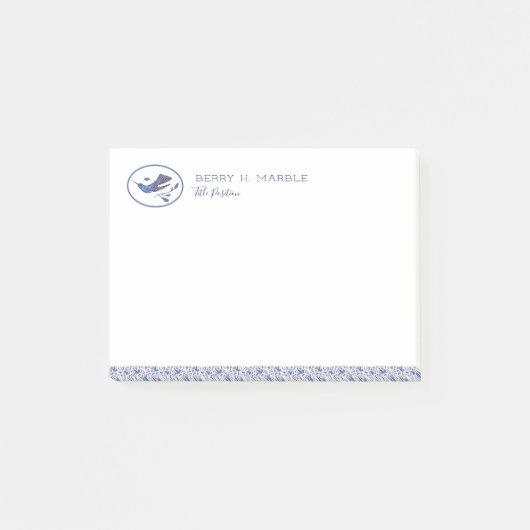 Post-it® Oiseaux et feuille de ronflement de Delft (Devant)