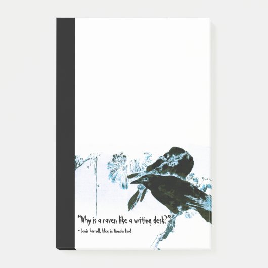 Post-it® Oiseaux noirs Le Corbeau (Devant)