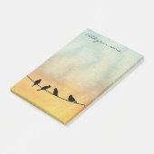 Post-it® Oiseaux sur fil (Incliné)