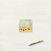 Post-it® Oiseaux sur un fil (Sur un bureau)
