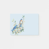 Post-it® Oiseaux vintages en fleurs (Devant)