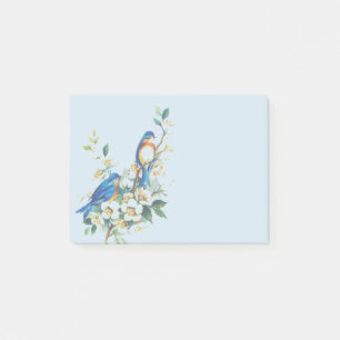 Post-it® Oiseaux vintages en fleurs