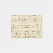 Post-it® Old Music Notes (Devant)