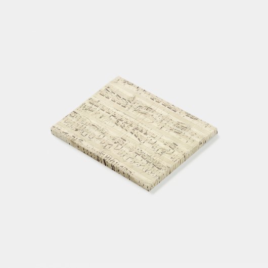Post-it® Old Music Notes (Incliné)