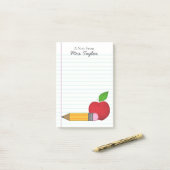 Post-it® "Old School Rules" Notes postales personnalisées (Sur un bureau)