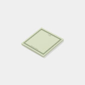Post-it® Olive Green Monogramme (Incliné)