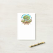 Post-it® Olive tree Symbole de paix dans la Palestine libre (Sur un bureau)