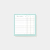 Post-it® Olivia Personalized Habit Tracker en Spa (Devant)