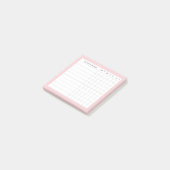 Post-it® Olivia Personalized Habit Tracker in Blush (Incliné)