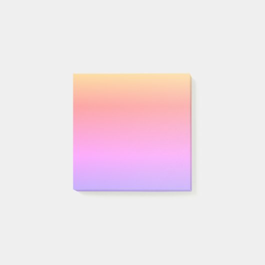Post-it® Ombré arc-en-ciel coloré 4Celeste (Devant)