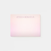 Post-it® Ombre de fond de couleurs douces (Devant)