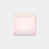 Post-it® Ombre de fond de couleurs douces (Devant)