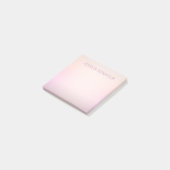 Post-it® Ombre de fond de couleurs douces (Incliné)