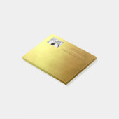 Post-it® Ombre minimale mariage Favor or Merci (Incliné)