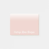 Post-it® Ombre rose et blanc doux (Devant)