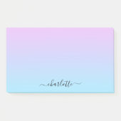 Post-it® Ombré rose et turquoise (Devant)