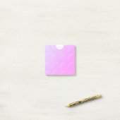 Post-it® Ombre rose et violet design ambiant (Sur un bureau)