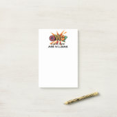 Post-it® OMG Nom personnalisé Fun Comic Book (Sur un bureau)