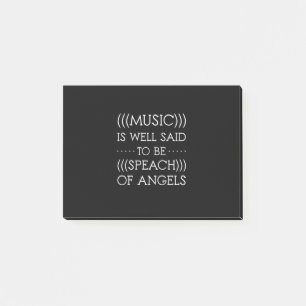Post-it® On Dit Que La Musique Est D'Angles