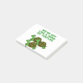 Post-it® On est comme un troupeau de tortues Drôle design (Incliné)