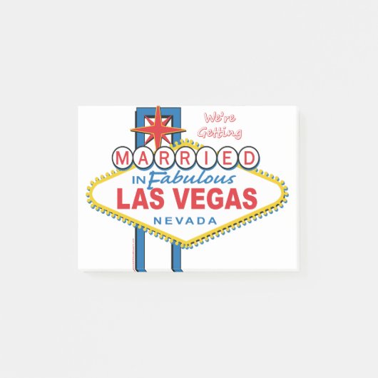 Post-it® On se marie à Las Vegas (Devant)