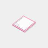 Post-it® Oncologiste tendance Faux Spiral Papier Monogramme (Incliné)