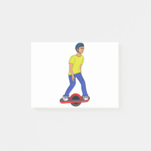 Post-it® Onewheeling Dude