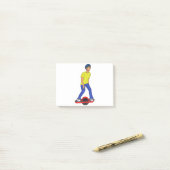 Post-it® Onewheeling Dude (Sur un bureau)