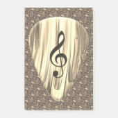 Post-it® Onglet de guitare de notes musicales personnalisée (Devant)
