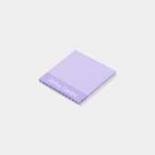 Post-it® Onglet latéral personnalisé avec nom (Incliné)
